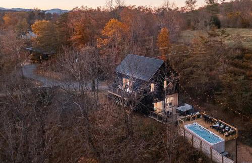 Heated Hydro Pool -Spa - Plunge - Luxe AVL Retreat - Foto 2