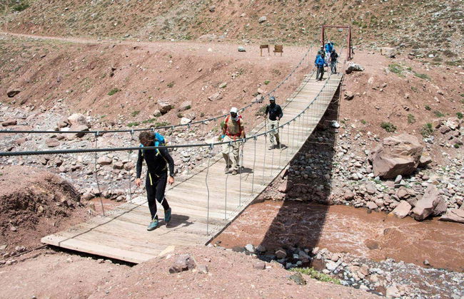 Trilha até o acampamento Confluência no Aconcágua - Foto 5