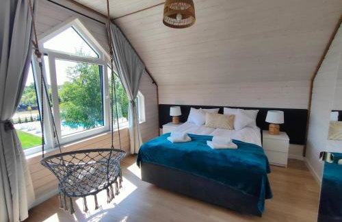 Słońce i Woda Domki Całoroczne, Podgrzewany Basen, Balia z jacuzzi, Klimatyzacja, Bezpłatny Parking - Foto 15