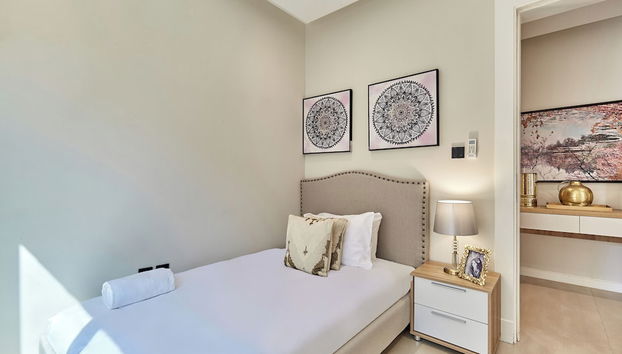 bnbmehomes-3BR Apt with Pvt Balcony-B1 - Foto 2, Habitación