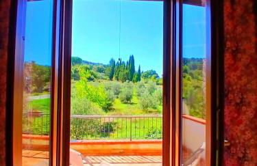 INCANTEVOLE CASA TOSCANA con travi in legno, ampia terrazza e vista sulle colline - Foto 19