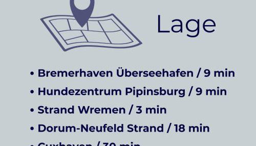 Haus Krabbe Apartments, zentral gelegen zwischen Bremerhaven und Cuxhaven, Hunde kostenfrei willkommen, hauseigene kostenfreie Parkplätze, Unterstellmöglichkeit für Fahrräder und E-Bikes - Foto 2