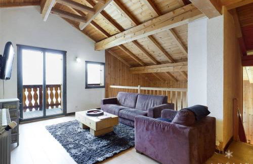 Superbe Duplex Savoyard pour 13 pers. avec Cheminée et Balcons, à 300m des Pistes - FR-1-398-616 - Foto 14