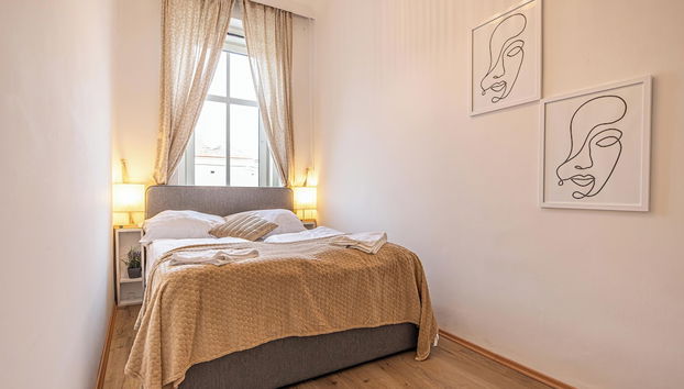 Amazing 1BR-1LR Apt. 7-Min to Stadthalle - Foto 3, Habitación