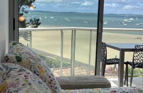 Première ligne - Vue mer exceptionnelle - Accès direct plage - Grand balcon - Parking privatif clos - Tout à pieds - Foto 1