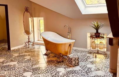 Ferienwohnung Honeymoon Deluxe Wellness mit Sauna auf Schloss Falkenhorst - Foto 9