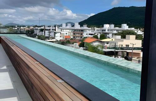 Loft Moderno, 500m Praia, Piscina, Sauna, WiFi 1GB - Foto 25