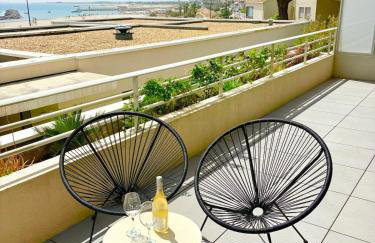 #Sète Front de mer Piscine Box privé Clim - Foto 16