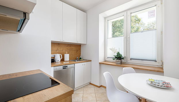RentPlanet - Apartament Obrzeżna - Foto 5, Cocina básica privada