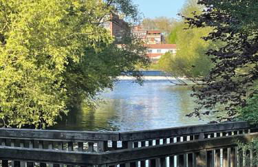 Messe- und Ferienwohnung mit Dachterrasse am Fluss - Foto 17