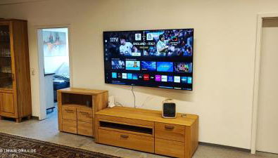 Mega Ferienwohnung fünf Schlafzimmer nur Einzelbetten 198qm bis 12 Personen mit Parkpl Grill WLAN - Foto 4