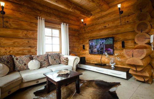 Luxus-Ferienhaus Blockhaus Chalet Nr 2 Toplage am Feldberg mit Sauna, Outdoor-Hottub, Kamin auf 1300m üM - Foto 36