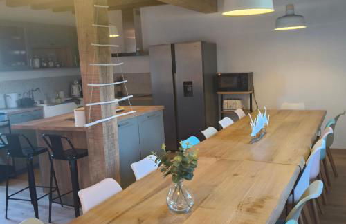 Gîte de rural de 15 personnes, bain nordique, rivière et nature - Foto 32