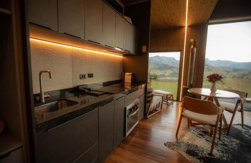 Cabana Tekoá - Teto de vidro e telão de cinema - Foto 15