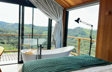 Cabana Nórdica com Maravilhosa Vista da Serra - Foto 47