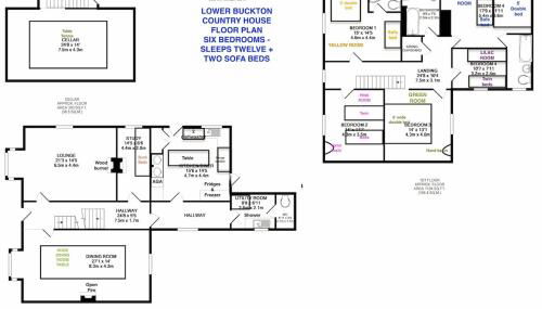 Lower Buckton Country Living Big House near Ludlow 6 bedrooms sleep 12 - Foto 2