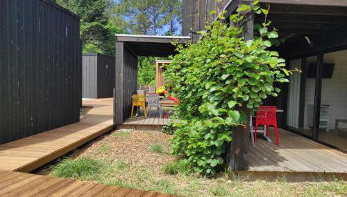 Eco-lodges Lacanau Moutchic Inn - 4 pers - Foto 5, Garden, Garden view