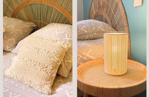 Studio Boho-Chic en hyper-centre de Moulins au calme, confort, Wifi rapide, Parking en face, Arrivée autonome - Foto 8