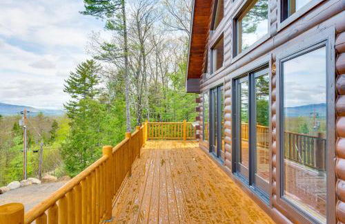 Mtn-View Deck Scenic Conway Log Cabin! - Foto 31