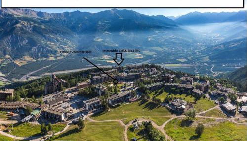 T2 PRALOUP 1600 bat Chanteclerc 6 personnes 36m2 avec chambre à part et 2 TV - Foto 4