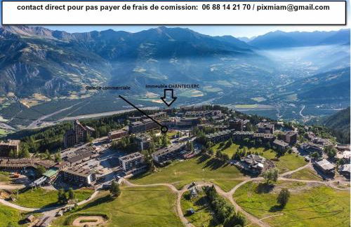 T2 PRALOUP 1600 bat Chanteclerc 6 personnes 36m2 avec chambre à part et 2 TV - Foto 4