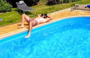 Ferienwohnung Bienwald mit Pool für 4 - 6 Personen mit 3 Schlafzimmern - Foto 53