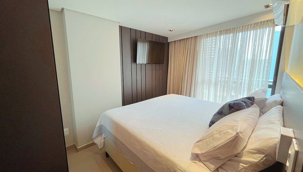 Flat Oceânica Premium - By Almare - Foto 3, Habitación