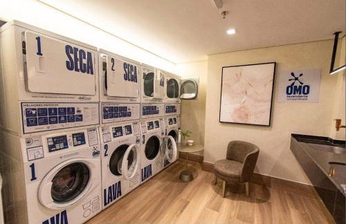 Otima localizacao metro Sacoma Aeroporto Congonhas Av Paulista Great location 80m subway near Av Paulista and Congonhas Airport Smart TV 50 free channels 600gb WiFi Pool Gym - Foto 14