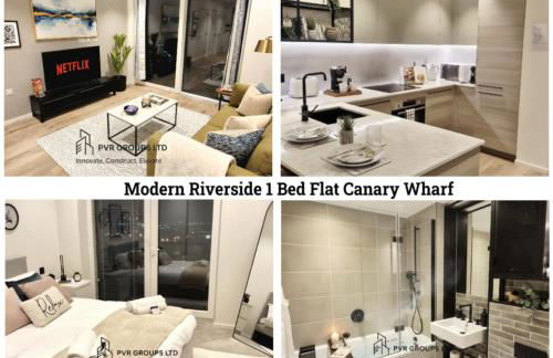 Canary Wharf Riverside Flat - Balcony - DLR 2 mins - Fast WiFi - Sleeps 3 - Photo 10