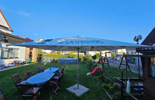 RK79 Ferienwohnung mit 4 Zimmer, Garten und Pool nähe Klinikum U-Bahn & S-Bahn zum Messegelände Nürnberg - Foto 36