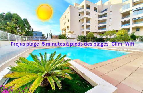 500m de la Mer- 4pers-Piscine-Parking-WiFi- Clim - Foto 1