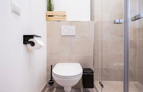 mayhome - das STRANDLOFT schönes Studioapartment mit Balkon, Küche und Tiefgarage - Sauna und Fitness direkt nebenan - Foto 19