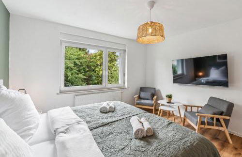 Modernes 6-Betten-Apartment mit Balkon und Parkplatz - zentrale Lage - Foto 15