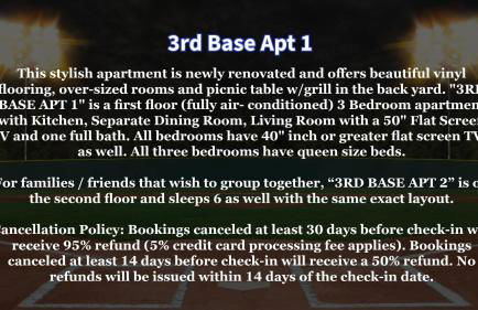 3rd Base Apt 1 All Star Baseball Rentals - Foto 41