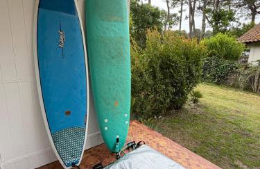 Appartement avec chambre, terrasse et jardinet proche plage, forêt pins, piste cyclable, lac - Photo 13