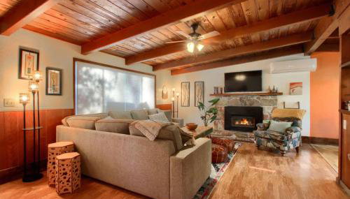 Orange Door Electric Fireplace bbq - Foto 5