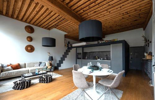 LE LOFT ETHNIC - avec jolie vue sur la Saône - Foto 3