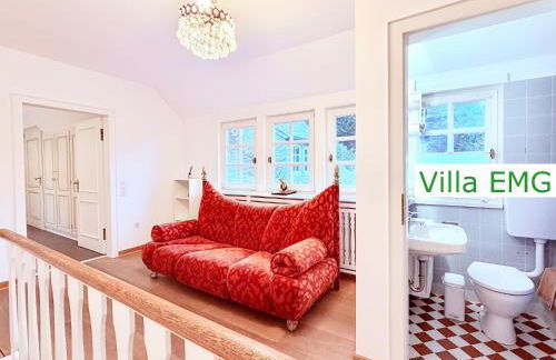 Villa EMG Ferienhaus in Alleinlage mit Privatsee Jacuzzi und Sauna für bis zu 22 Personen bei Osnabrück - Foto 54