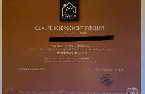 LE CORBIER Vue pistes Studio 5 personnes entièrement rénové et labellisé Qualité Hébergement Sybelles - Foto 19