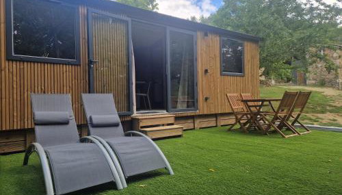 Cabane des Catalpas, jacuzzi privatif en pleine nature - Photo 2, sunbed, Garden view
