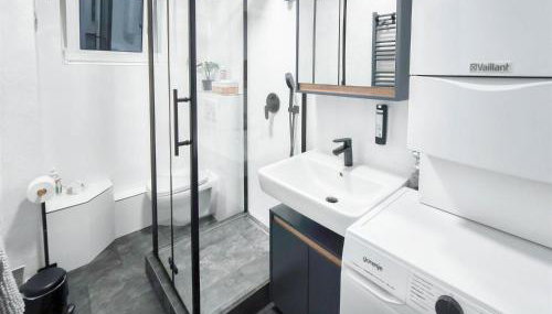 ALFA Stuttgart Apartment 4 Zimmer 4BR TV WIFI WM nahe Wasen & Daimler l 7Beds I 8 people I Kitchen l Bathroom l Eigene Küche und Bad AS125A2 - Foto 5