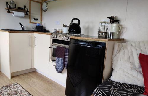 Cosy Off Grid Shepherds Hut with Wood Fired Hot Tub - Photo 4