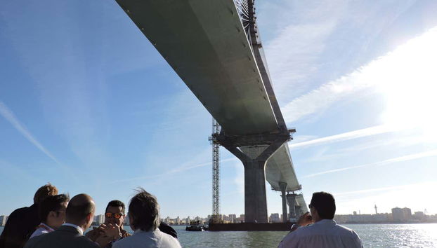 Passing under the Constitution of 1812 Bridge