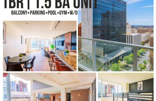 Stylish 1BR HighRise DT, Parking, Pool, Gym, W-D, Golf - Foto 1