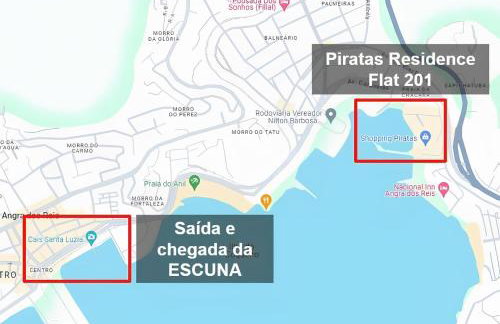 Flat no Shopping Piratas com vista para o mar - Foto 47