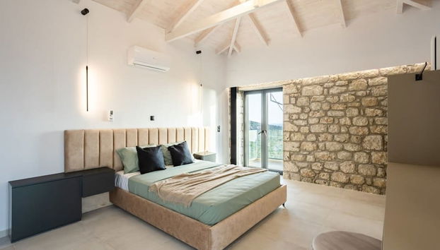 Mani Stone Villa A Paradise of Panoramic Views - Foto 5, Habitación