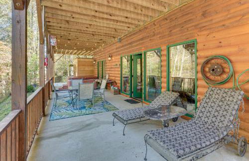 Deck and Sauna Avalon Woods Riverfront Retreat - Foto 34