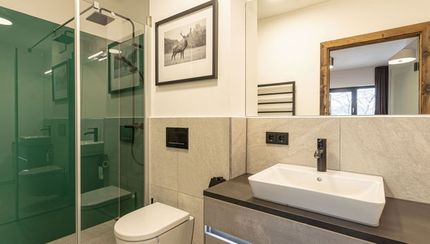 für 6 Personen & Infinity Pool - Foto 5, Bathroom / Wellness