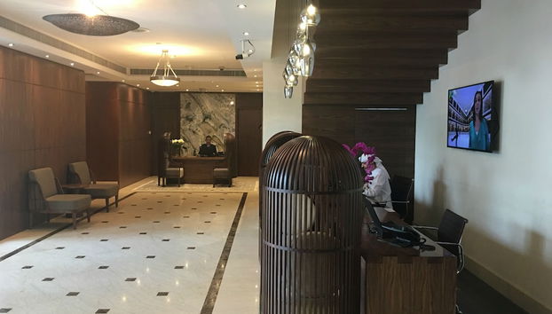 Check-in/check-out kiosk