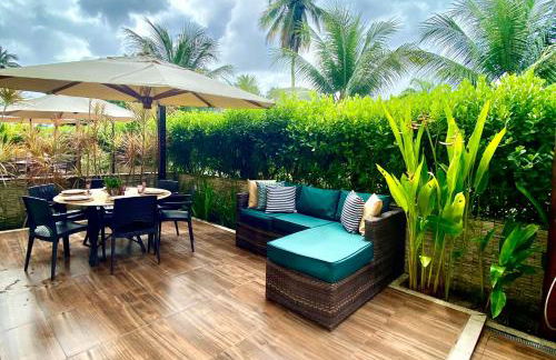 Apto Beira Mar Térreo com área gourmet Praia de Muro Alto - Foto 3